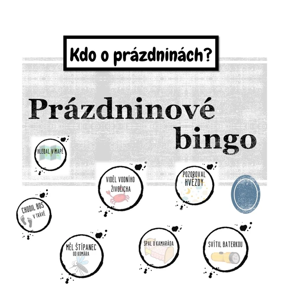 Prázdninové bingo