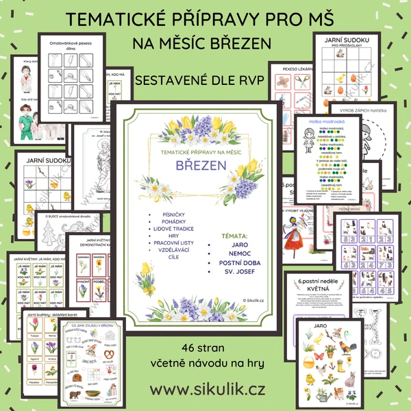 TEMATICKÉ PŘÍPRAVY PRO VÝUKU NA BŘEZEN