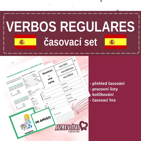 Verbos regulares časovací set