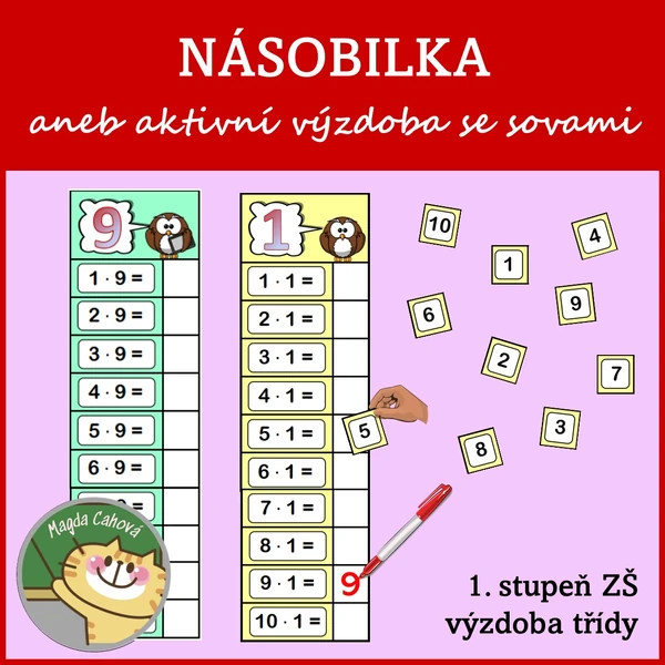 Aktivní násobilka se sovičkami