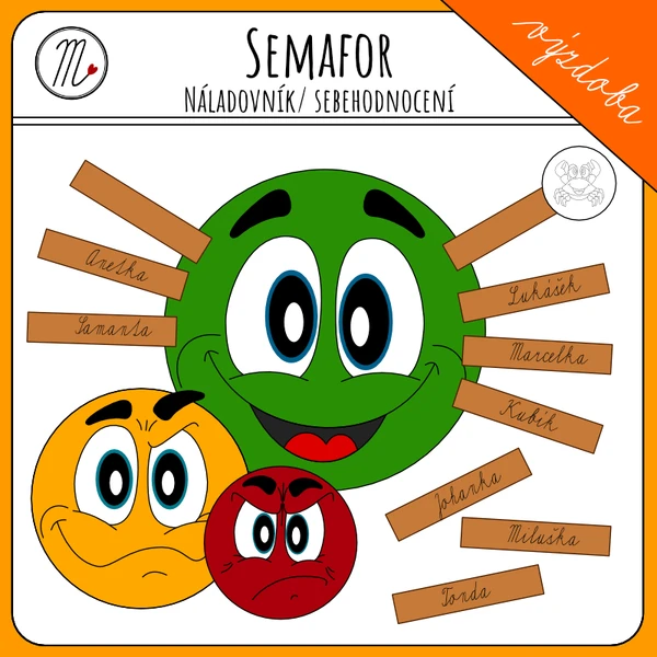 Semafor - náladovník/ sebehodnocení