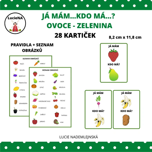 Já mám kdo má OVOCE A ZELENINA
