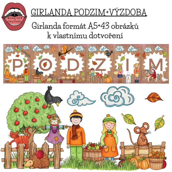 GIRLANDA: PODZIM+VÝZDOBA