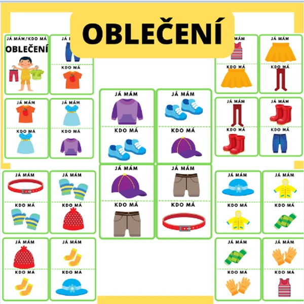 JÁ MÁM / KDO MÁ - OBLEČENÍ