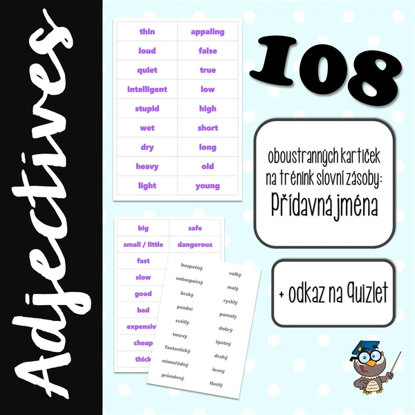 Adjectives - Přídavná jména