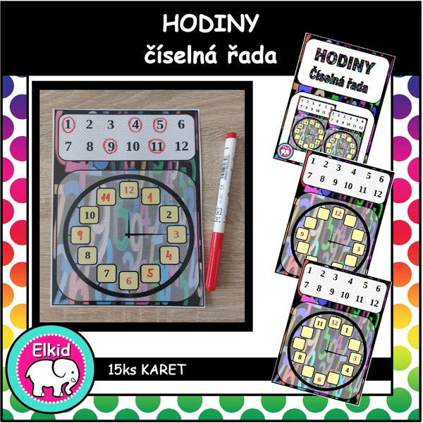 HODINY – číselná řada