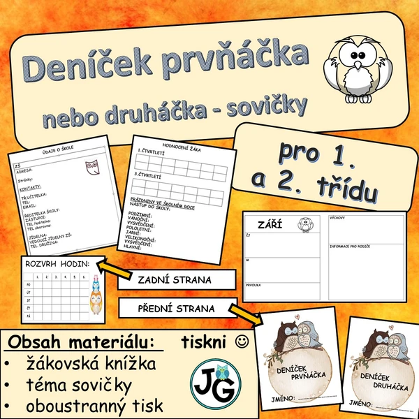 Deníček pro prvňáčka -  druháčka