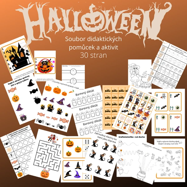 HALLOWEEN 30 stran aktivit