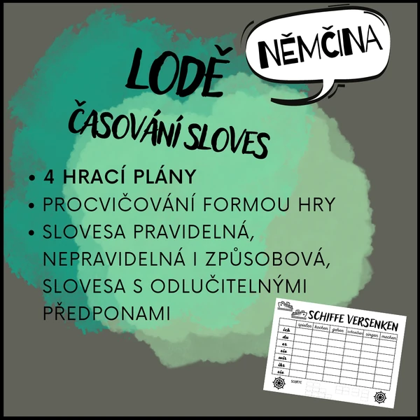 Lodě - časování sloves