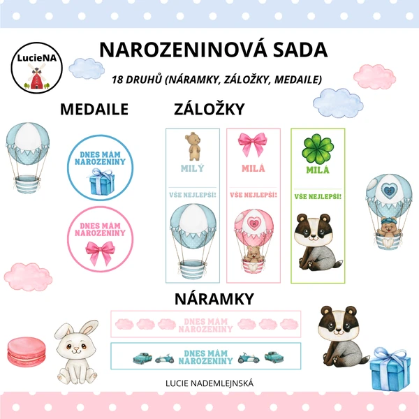 NAROZENINOVÁ SADA