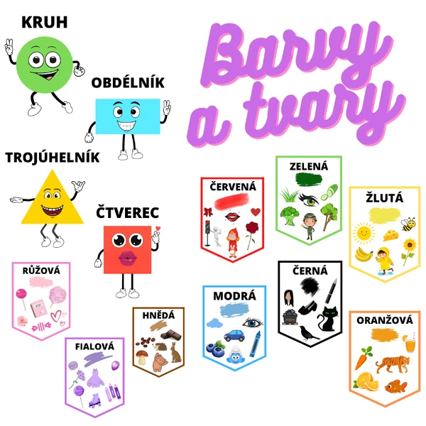 Barvy a tvary pro MŠ