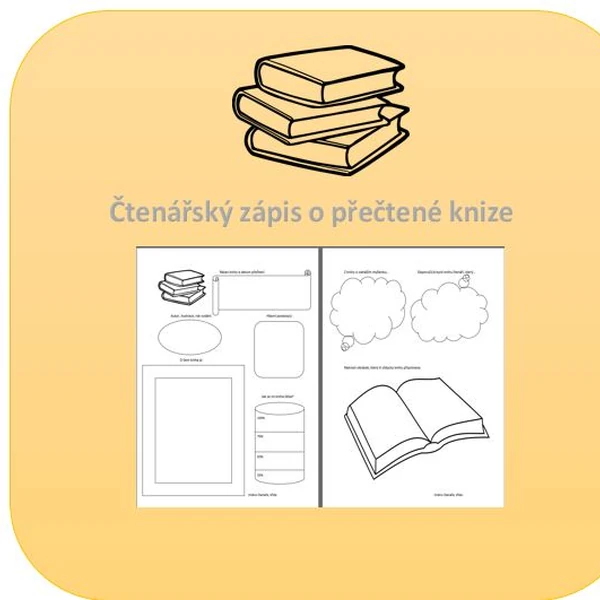 Čtenářský záznam o přečtené knize 