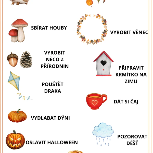 PODZIMNÍ PLÁNY