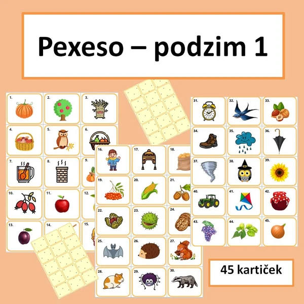 Pexeso - podzim 1