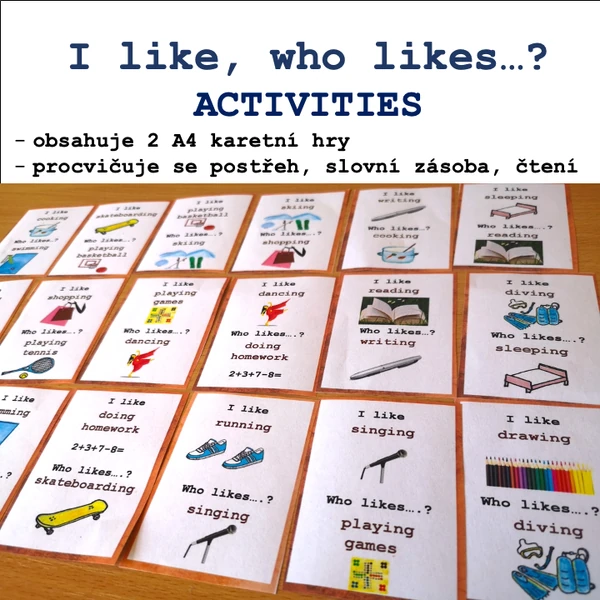 I like, who likes...? ACTIVITIES