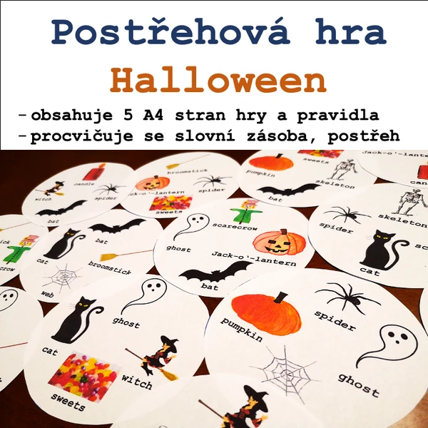 Postřehová hra - Halloween
