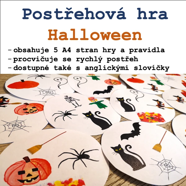 Postřehová hra - Halloween