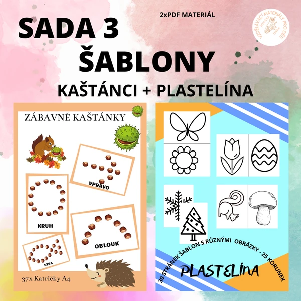 SADA 3 - ŠABLONY PRO DĚTI