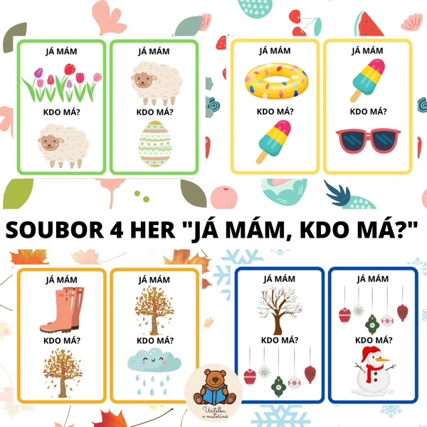 Soubor 4 her "Já mám, kdo má?" Roční období