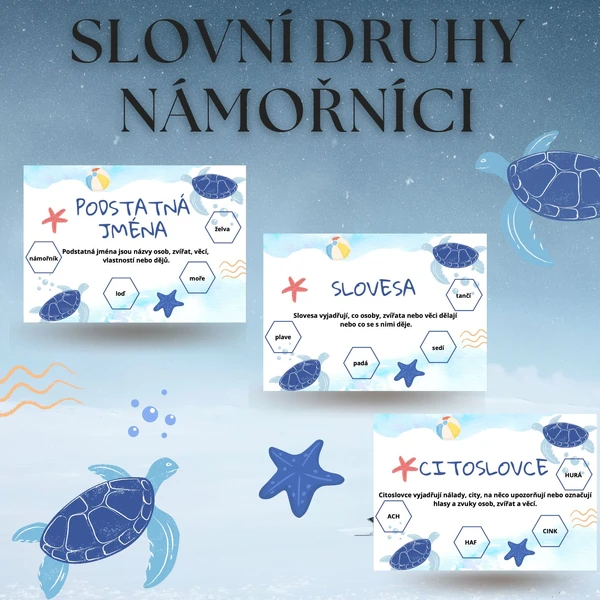 Slovní druhy - Námořníci