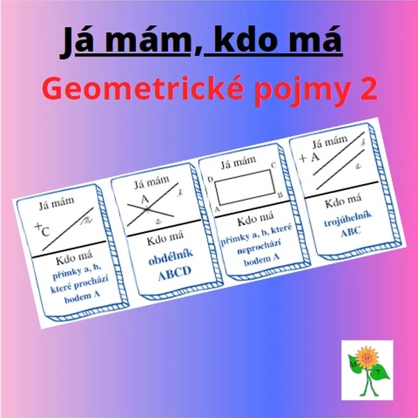 Já mám, kdo má - geometrické pojmy 2, geometrie