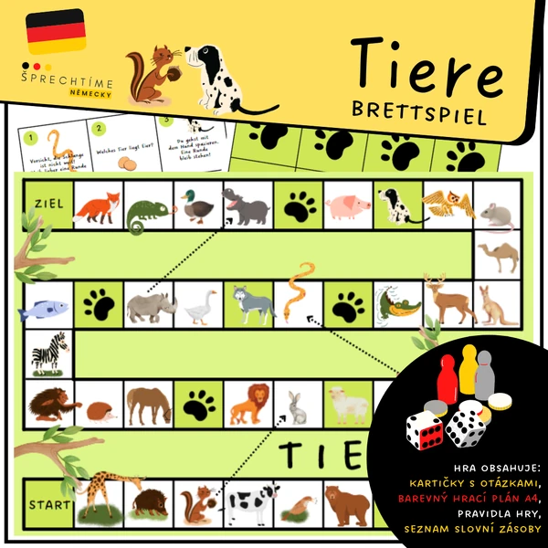 Brettspiel TIERE