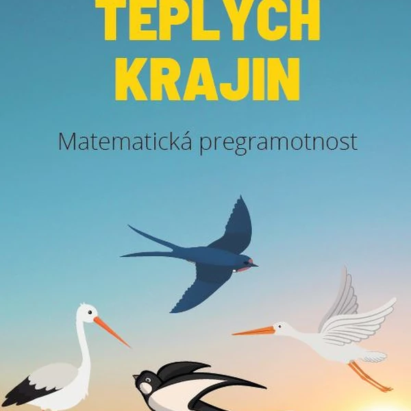 Odlétáme do teplých krajin - Matematická pregramotnost - přiřazování vlaštovek na drát