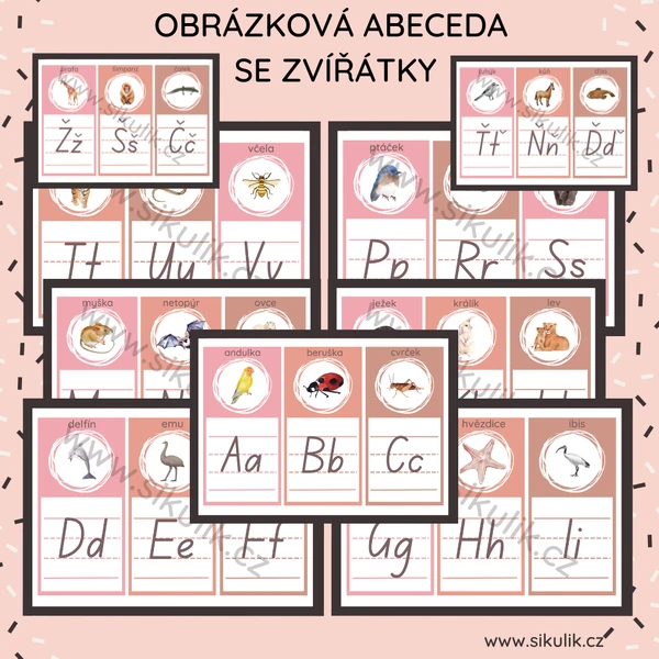 OBRÁZKOVÁ ABECEDA  SE ZVÍŘÁTKY
