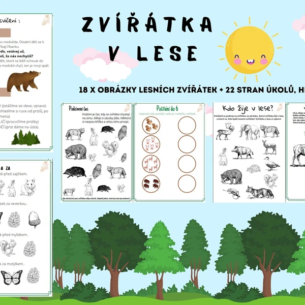 ZVÍŘÁTKA V LESE 