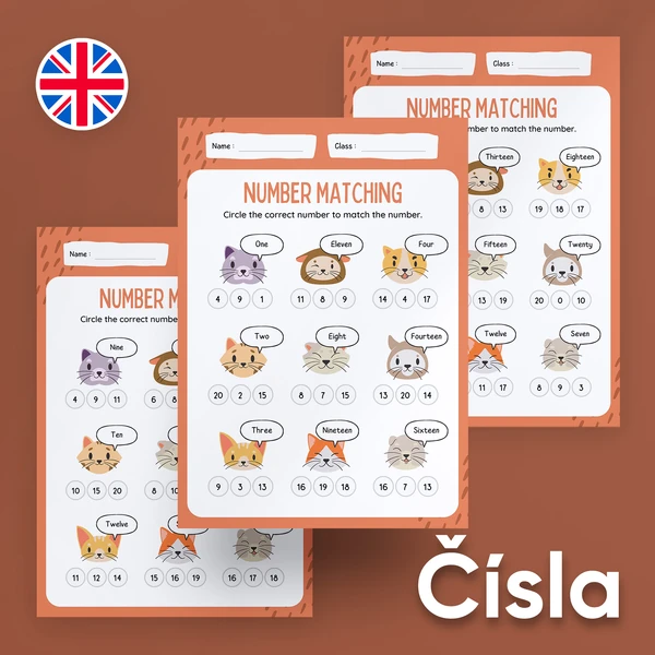 Spojovačka čísel (number matching)