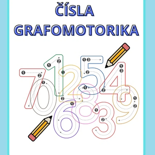 Grafomotorické listy - čísla