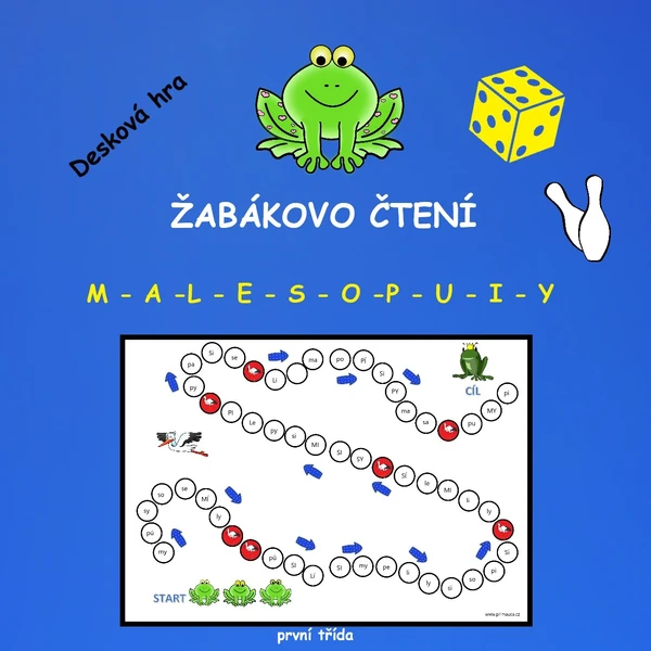 ŽABÁKOVO ČTENÍ - DESKOVÁ HRA