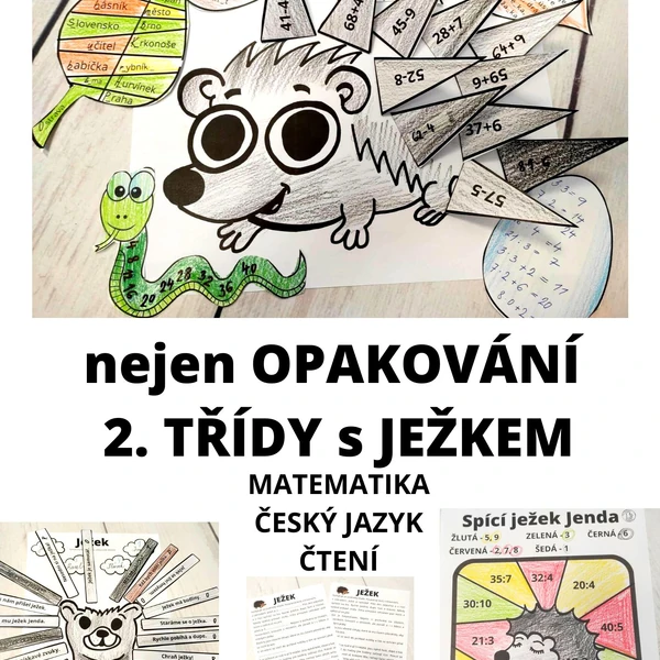 nejen OPAKOVÁNÍ 2. TŘÍDY s ježkem