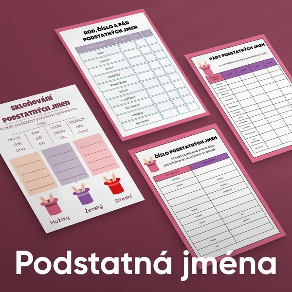 Podstatná jména