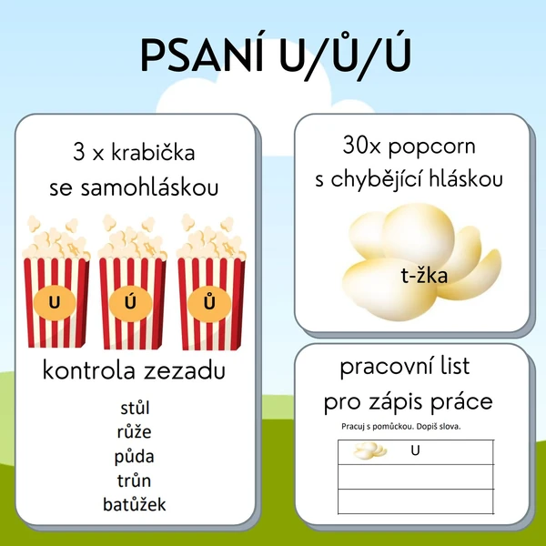 Psaní u/ů/ú