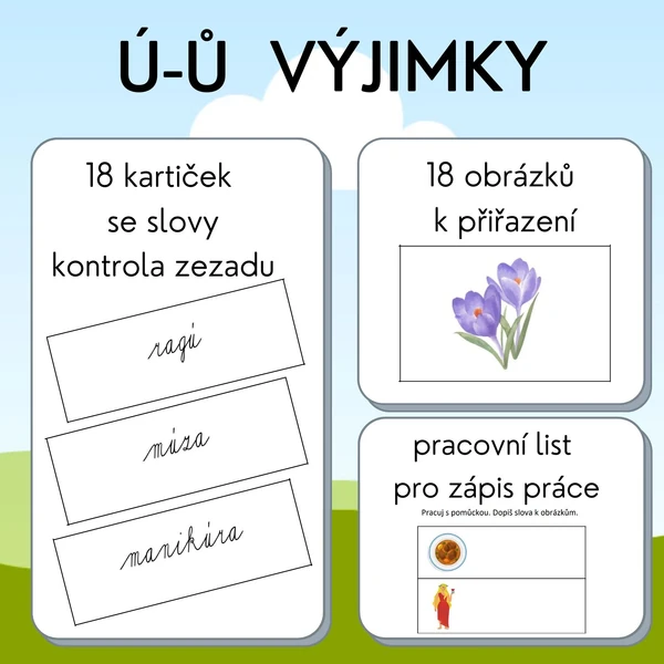 Výjimky ů/ú