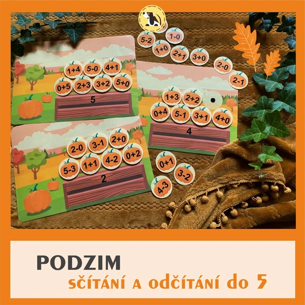 PODZIM - první sčítání a odčítání