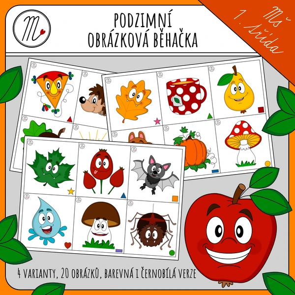 Podzimní obrázková běhačka