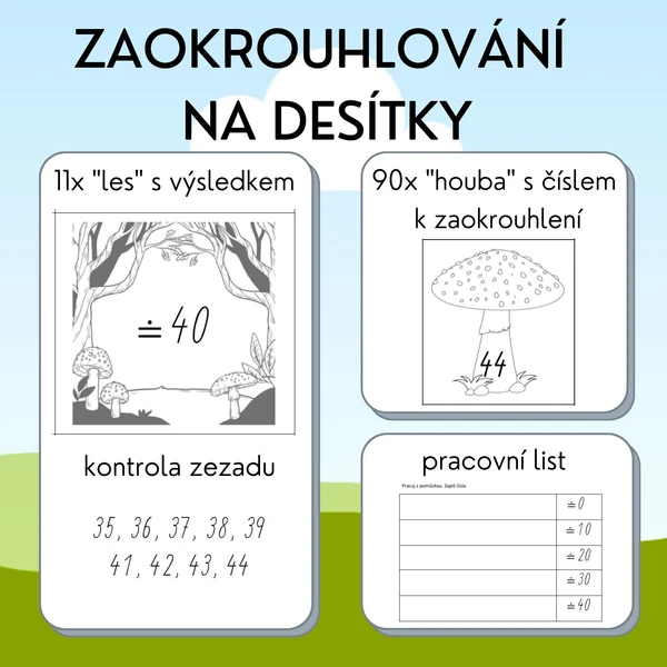 Zaokrouhlování na desítky