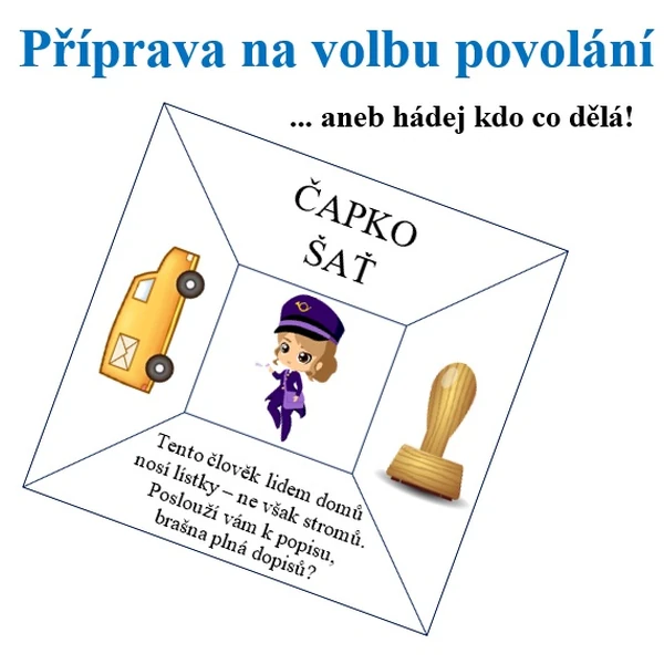 Příprava na volbu povolání ...aneb hádej kdo co dělá!