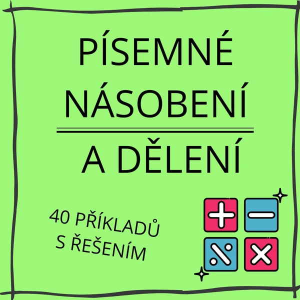 Přirozená čísla - násobení, dělení