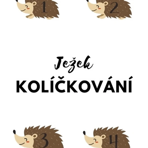 Kolíčkování - ježek