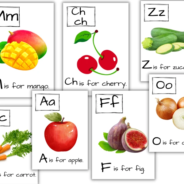 Abeceda fruit&vegetable