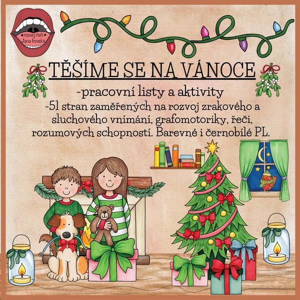 TĚŠÍME SE NA VÁNOCE: pracovní listy a aktivity 