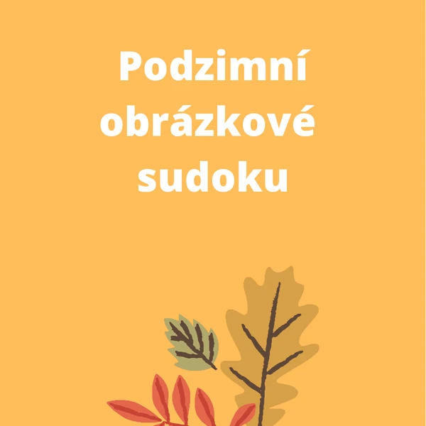 Podzimní obrázkové sudoku