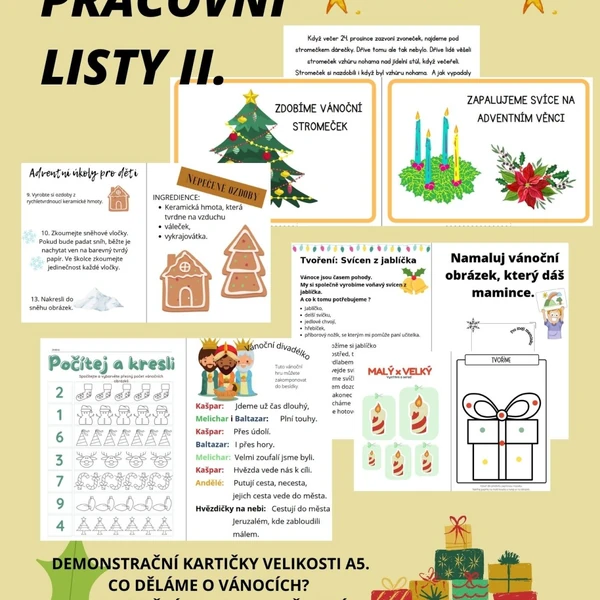 Vánoční pracovní listy II. 