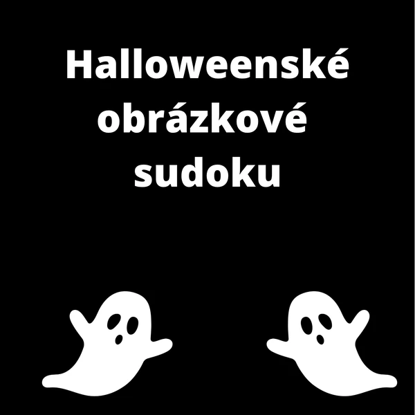 Halloweenské obrázkové sudoku 