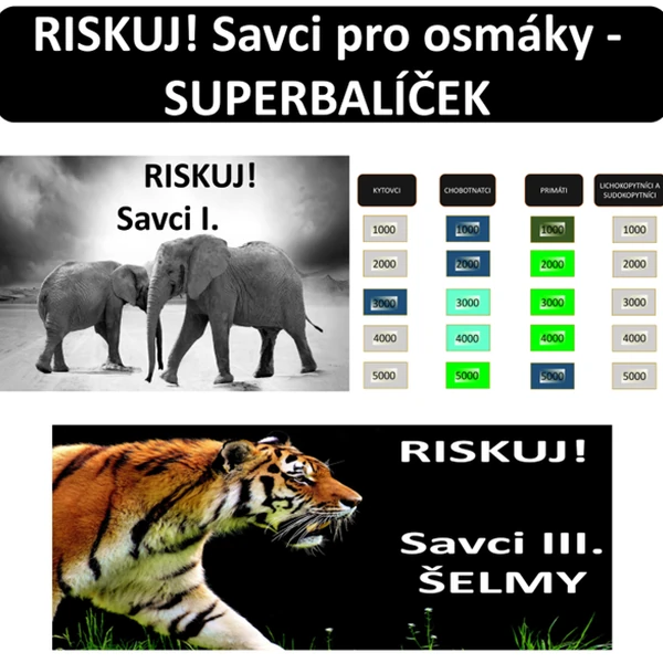 RISKUJ! Savci pro osmáky - SUPERBALÍČEK