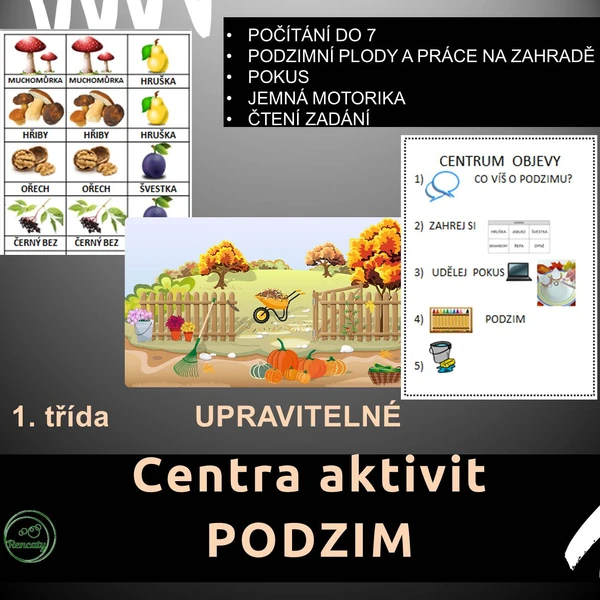 Centra aktivit PODZIM upravitelné