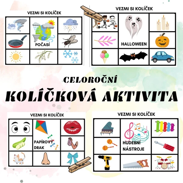 CELOROČNÍ KOLÍČKOVÁ AKTIVITA